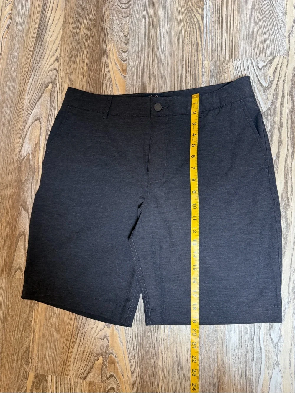 Faherty All Day Shorts Melange Charcoal Gray 33